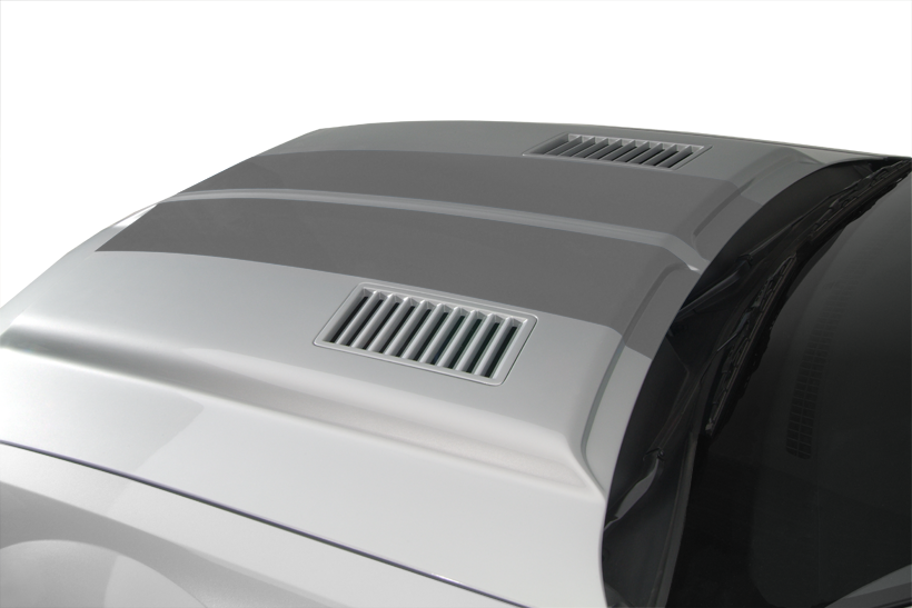 05-09 Mustang Type 4 Ram Air Hood w/ Louvers