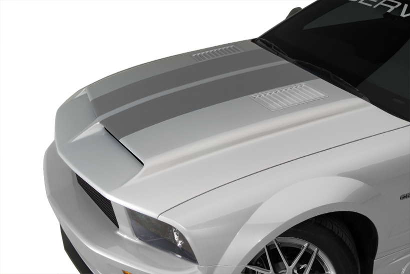 05-09 Mustang Type 4 Ram Air Hood w/ Louvers