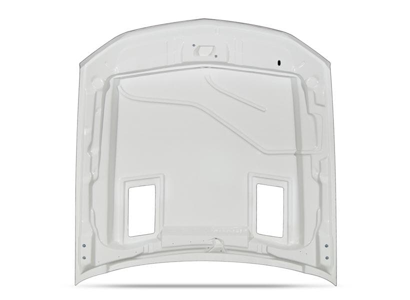 10-12 Mustang Type 4 Ram Air Hood w/ Billet Heat Extractors