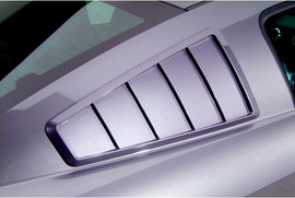 10-14 Mustang 65' Style Quarter Window Louvers