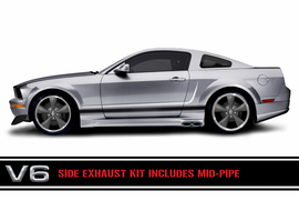 05-09 Mustang V6 Side Exhaust Kit