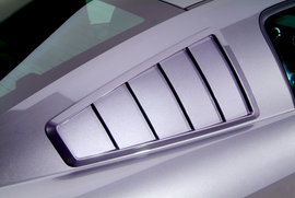 05-09 Mustang 65' Style Quarter Window Louvers