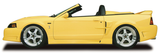 99-04 Mustang Stalker Side Skirts